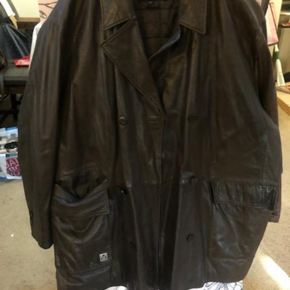 Avirex Leather Coat - Picture 3 of 3